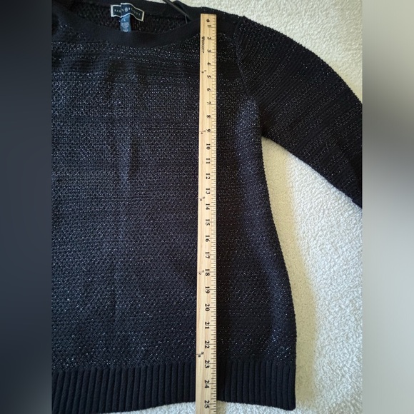 Vintage Karen Scott Black Women’s Blouse Size Large - Picture 9 of 14